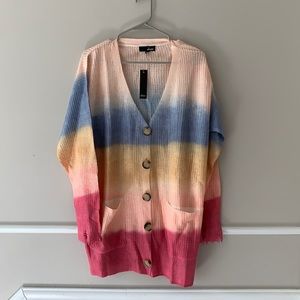 Pink Lily Ombré Cardigan